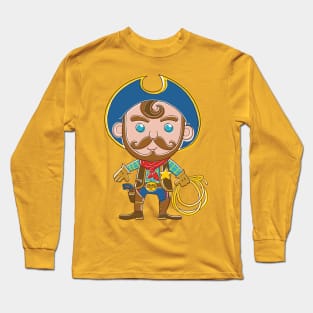 Cowboy quick on the draw Long Sleeve T-Shirt